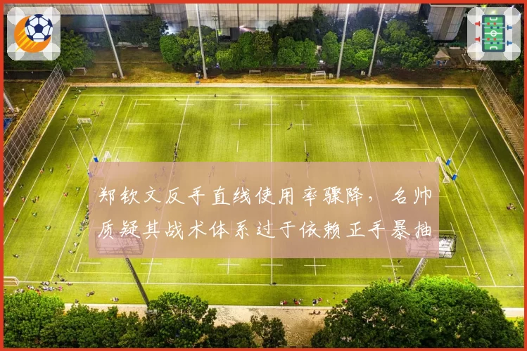 郑钦文反手直线使用率骤降，名帅质疑其战术体系过于依赖正手暴抽